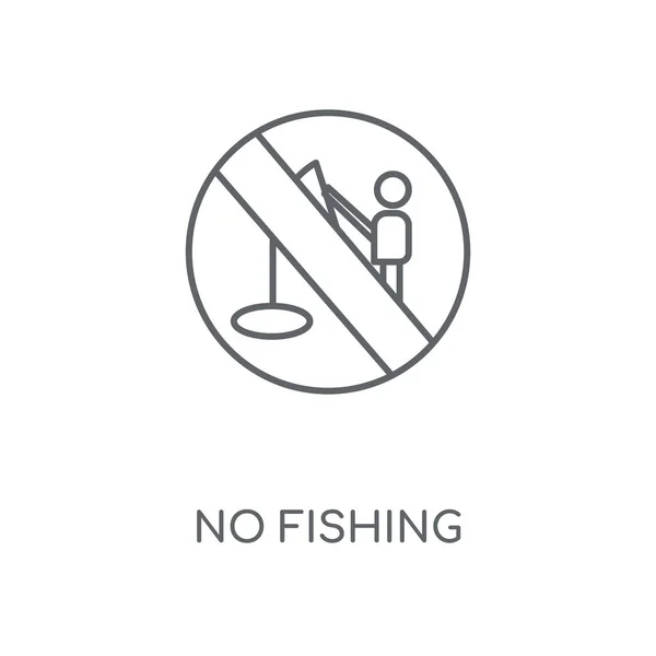 Pesca Icono Lineal Hay Concepto Pesca Trazo Símbolo Diseño Elementos — Archivo Imágenes Vectoriales