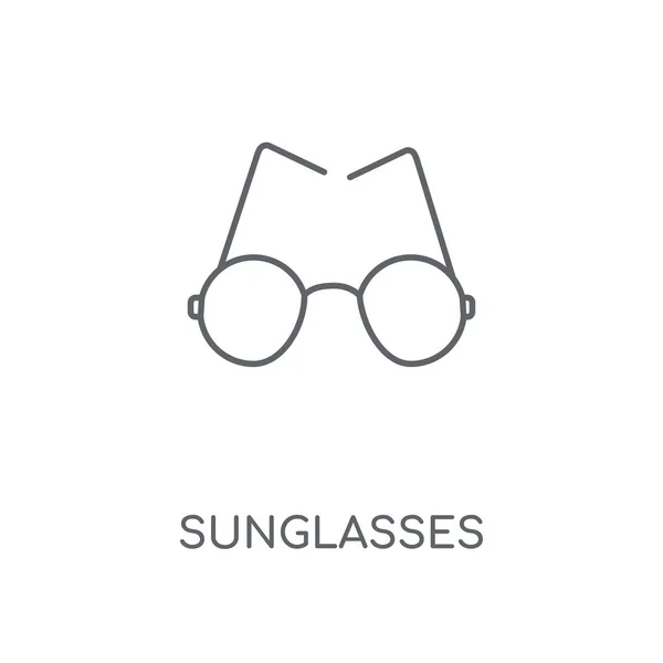 Sunglasses Linear Icon Sunglasses Concept Stroke Symbol Design Thin Graphic — Stock Vector