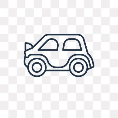 Adamcağız vektör anahat simgesini şeffaf arka plan üzerinde yüksek kalitede doğrusal adamcağız saydamlık kavramı izole olabilir kullanılan web ve mobil