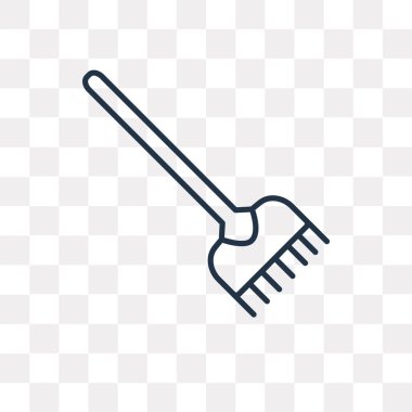 Komisyon vektör anahat simgesini şeffaf arka plan üzerinde yüksek kalitede doğrusal komisyon saydamlık kavramı izole olabilir kullanılan web ve mobil