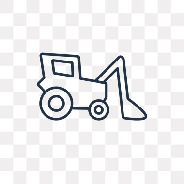 Hasat vektör anahat simgesini şeffaf arka plan üzerinde yüksek kalitede doğrusal hasat saydamlık kavramı izole olabilir kullanılan web ve mobil