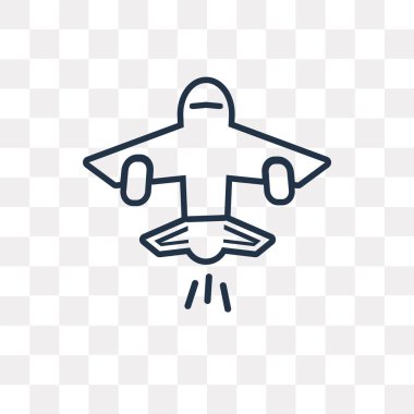 Pist vektör anahat simgesini şeffaf arka plan üzerinde izole açılış, yüksek kalitede doğrusal iniş pisti saydamlık kavramı kullanılan web ve mobil olabilir