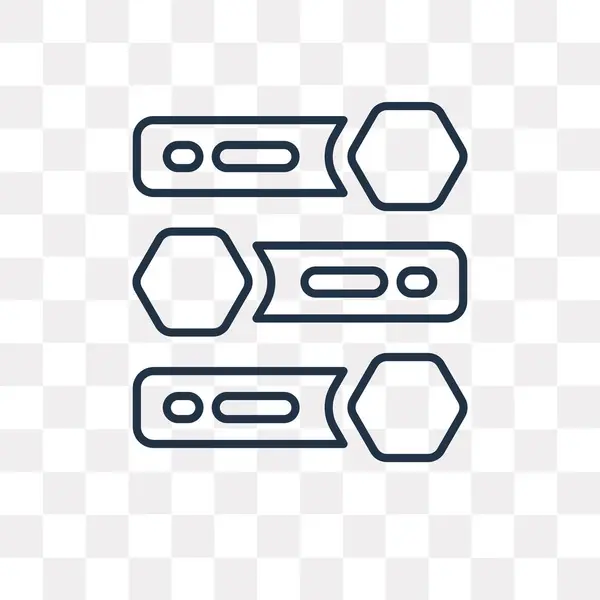 Infografik Vektor Umriss Symbol Isoliert Auf Transparentem Hintergrund Qualitativ Hochwertiges — Stockvektor