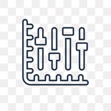 Analytics anahat simgesini şeffaf arka plan üzerinde izole vektör, yüksek kalitede doğrusal Analytics saydamlık kavramı kullanılan web ve mobil olabilir