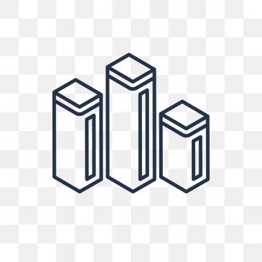 Analytics anahat simgesini şeffaf arka plan üzerinde izole vektör, yüksek kalitede doğrusal Analytics saydamlık kavramı kullanılan web ve mobil olabilir