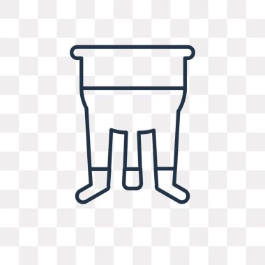 Pot vektör anahat simgesini şeffaf arka plan üzerinde yüksek kalitede doğrusal Pot saydamlık kavramı izole olabilir kullanılan web ve mobil