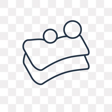 Sabun Bar vektör anahat simgesini şeffaf arka plan üzerinde yüksek kalitede doğrusal Sabun Bar saydamlık kavramı izole olabilir kullanılan web ve mobil