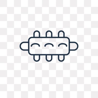 Kıvırıcı vektör anahat simgesini şeffaf arka plan üzerinde izole köpük, yüksek kalitede doğrusal köpük kıvırıcı saydamlık kavramı kullanılan web ve mobil olabilir