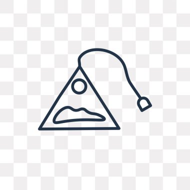 İnfüzyon çanta vektör anahat simgesini şeffaf arka plan üzerinde yüksek kalitede doğrusal infüzyon çanta saydamlık kavramı izole olabilir kullanılan web ve mobil