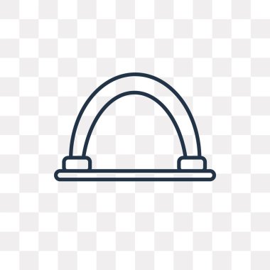 Ağ Geçidi vektör anahat simgesini şeffaf arka plan üzerinde yüksek kalite doğrusal ağ geçidi şeffaflık anlayışı izole olabilir kullanılan web ve mobil