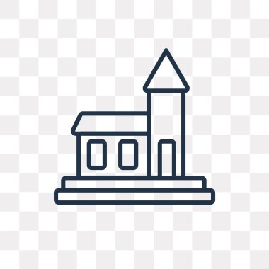 Vektör anahat simgesini şeffaf arka plan üzerinde izole Lake bled, yüksek kalitede doğrusal Lake bled saydamlık kavramı kullanılan web ve mobil olabilir