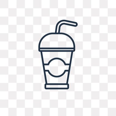 Uzak iç vektör anahat simgesini şeffaf arka plan üzerinde yüksek kalitede doğrusal almak uzakta içki saydamlık kavramı olabilir izole kullanılan web ve mobil alın