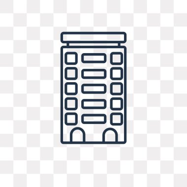 Daire vektör anahat simgesini şeffaf arka plan üzerinde yüksek kalitede doğrusal daire saydamlık kavramı izole olabilir kullanılan web ve mobil