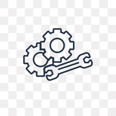 İlerleme vektör anahat simgesini şeffaf arka plan üzerinde yüksek kalitede doğrusal ilerleme saydamlık kavramı izole olabilir kullanılan web ve mobil