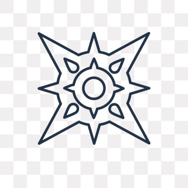 Virüs vektör anahat simgesini şeffaf arka plan üzerinde yüksek kalitede doğrusal virüs saydamlık kavramı izole olabilir kullanılan web ve mobil