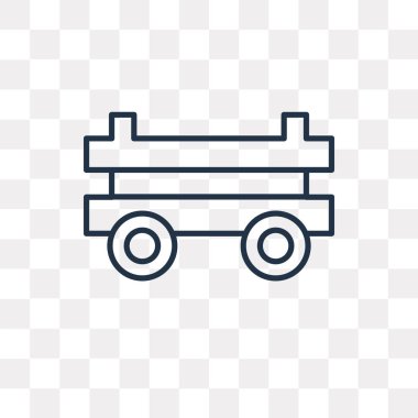 Sepeti vektör anahat simgesini şeffaf arka plan üzerinde yüksek kalitede doğrusal sepeti saydamlık kavramı izole olabilir kullanılan web ve mobil