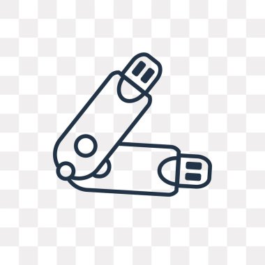 Sürücü vektör anahat simgesini şeffaf arka plan üzerinde yüksek kalitede doğrusal sürücü saydamlık kavramı izole olabilir kullanılan web ve mobil