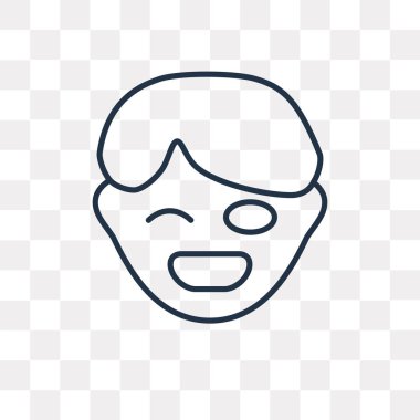 Zor vektör anahat simgesini şeffaf arka plan üzerinde yüksek kalitede doğrusal zor saydamlık kavramı izole olabilir kullanılan web ve mobil