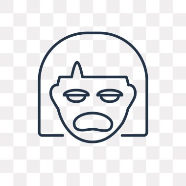 Cimri vektör anahat simgesini şeffaf arka plan üzerinde yüksek kalitede doğrusal cimri saydamlık kavramı izole olabilir kullanılan web ve mobil