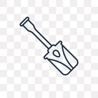 Kürek vektör anahat simgesini şeffaf arka plan üzerinde yüksek kalitede doğrusal kürek saydamlık kavramı izole olabilir kullanılan web ve mobil