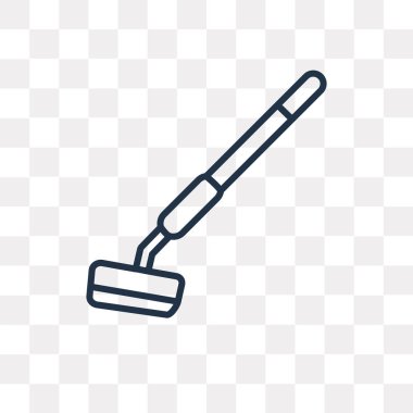 Çapa vektör anahat simgesini şeffaf arka plan üzerinde yüksek kalitede doğrusal çapa saydamlık kavramı izole olabilir kullanılan web ve mobil