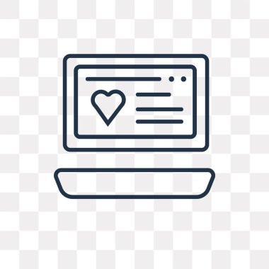 Wishlist vektör anahat simgesini şeffaf arka plan üzerinde yüksek kalitede doğrusal Wishlist saydamlık kavramı izole olabilir kullanılan web ve mobil