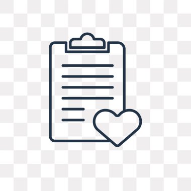 Dosya vektör anahat simgesini şeffaf arka plan üzerinde yüksek kalitede doğrusal dosya saydamlık kavramı izole olabilir kullanılan web ve mobil