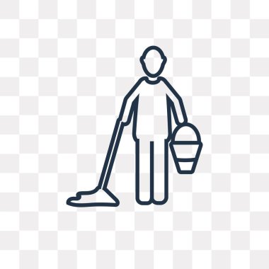 Temiz vektör anahat simgesini şeffaf arka plan üzerinde yüksek kalitede doğrusal temiz saydamlık kavramı izole olabilir kullanılan web ve mobil