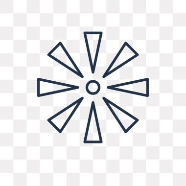 Vektör anahat simgesini şeffaf arka plan üzerinde izole yükleme, yüksek kalitede doğrusal yükleme saydamlık kavramı kullanılan web ve mobil olabilir