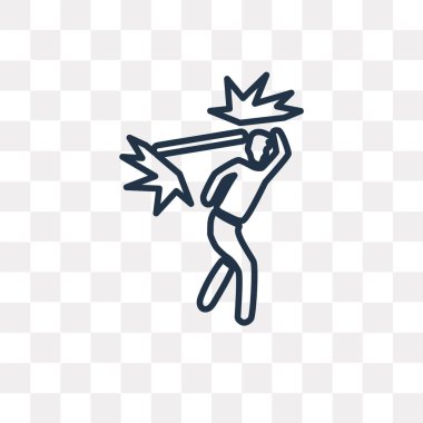 araba kaza vektör anahat simgesini şeffaf arka plan üzerinde yüksek kalitede doğrusal araba kaza saydamlık kavramı izole olabilir kullanılan web ve mobil