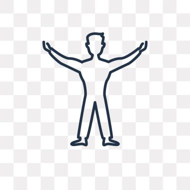 Erişebilirlik vektör anahat simgesini şeffaf arka plan üzerinde yüksek kalitede doğrusal erişebilirlik saydamlık kavramı izole olabilir kullanılan web ve mobil