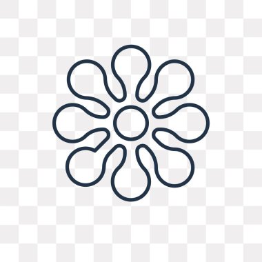 Vektör anahat simgesini şeffaf arka plan üzerinde izole ağ, yüksek kalitede doğrusal ağ saydamlık kavramı kullanılan web ve mobil olabilir