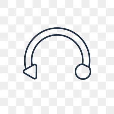 Piercing vektör anahat simgesini şeffaf arka plan üzerinde yüksek kalitede doğrusal Piercing saydamlık kavramı izole olabilir kullanılan web ve mobil