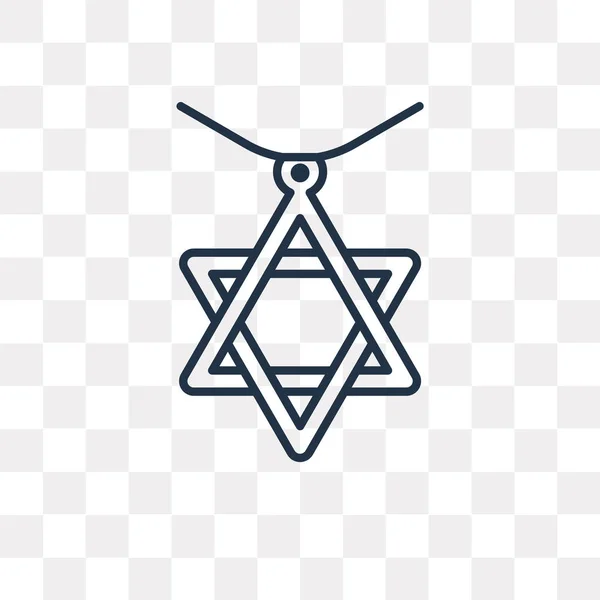 Иконка Вектора Ожерелья Контура Изолированы Прозрачном Фоне Высокое Качество Линейной — стоковый вектор
