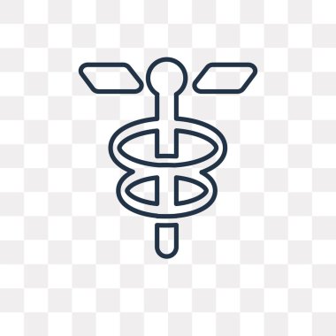 Eczane vektör anahat simgesini şeffaf arka plan üzerinde yüksek kalitede doğrusal eczane saydamlık kavramı izole olabilir kullanılan web ve mobil