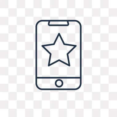 Kullandığınız web ve mobil UI vektör anahat simgesini şeffaf arka plan üzerinde yüksek kalitede doğrusal UI saydamlık kavramı izole olabilir