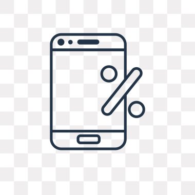 Teklif etmek vektör anahat simgesini şeffaf arka plan üzerinde yüksek kalitede doğrusal teklif saydamlık kavramı izole olabilir kullanılan web ve mobil