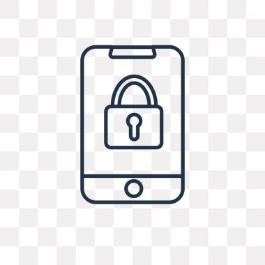 Anahtar vektör anahat simgesini şeffaf arka plan üzerinde yüksek kalitede doğrusal anahtar saydamlık kavramı izole olabilir kullanılan web ve mobil