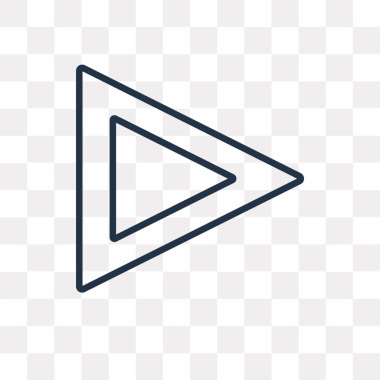 Vektör anahat simgesini şeffaf arka plan üzerinde yüksek kalitede doğrusal oyun saydamlık kavramı olabilir izole kullanılan web ve mobil oyun