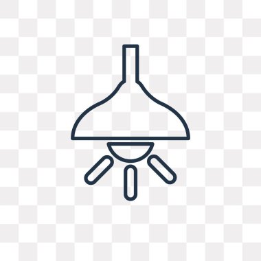 Fotoğrafçı vektör anahat simgesini şeffaf arka plan üzerinde yüksek kalitede doğrusal fotoğrafçı saydamlık kavramı izole olabilir kullanılan web ve mobil