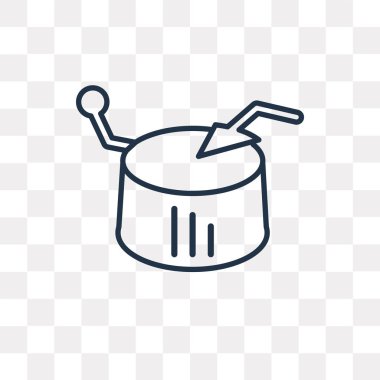 Pasta grafiği vektör anahat simgesini şeffaf arka plan üzerinde yüksek kalitede doğrusal pasta grafiği saydamlık kavramı izole olabilir kullanılan web ve mobil