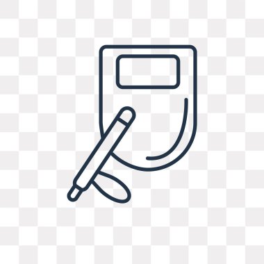 COP vektör anahat simgesini şeffaf arka plan üzerinde yüksek kalitede doğrusal COP saydamlık kavramı izole olabilir kullanılan web ve mobil