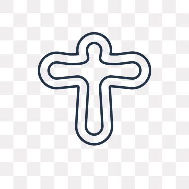 Şeffaf arka plan üzerinde izole vektör anahat simgesi kaliteli saydamlık kavramı doğrusal kullanılan web ve mobil olabilir