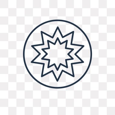 Pagan izm vektör anahat simgesini şeffaf arka plan üzerinde yüksek kalitede doğrusal Pagan izm saydamlık kavramı izole olabilir kullanılan web ve mobil