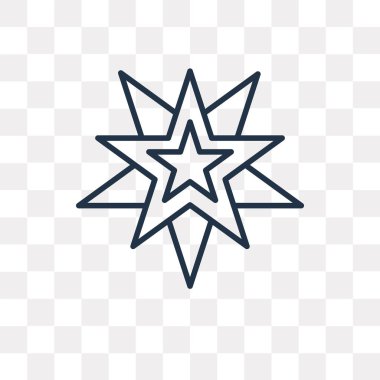 Wicca vektör anahat simgesini şeffaf arka plan üzerinde yüksek kalitede doğrusal Wicca saydamlık kavramı izole olabilir kullanılan web ve mobil