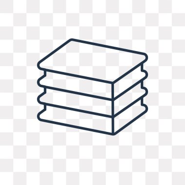 Anahat simgesini şeffaf arka plan üzerinde izole katmanları vektör, yüksek kalitede doğrusal katmanları saydamlık kavramı kullanılan web ve mobil olabilir