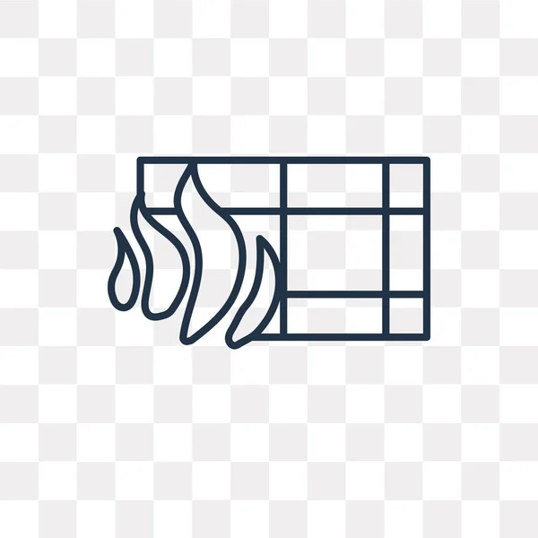 Иконка Вектора Брандмауэра Изолирована Прозрачном Фоне Использована Веб Мобильная Концепция — стоковый вектор