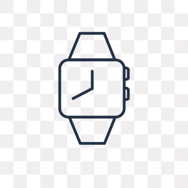 Saydam arka plan üzerinde yüksek kalitede doğrusal izole vektör anahat simgesini saydamlık kavramı kullanılan web ve mobil olabilir dikkat et dikkat et