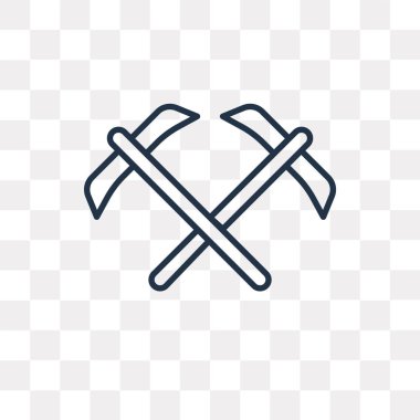 Digger vektör anahat simgesini şeffaf arka plan üzerinde izole Bahçe, yüksek kalitede doğrusal Bahçe Digger saydamlık kavramı kullanılan web ve mobil olabilir