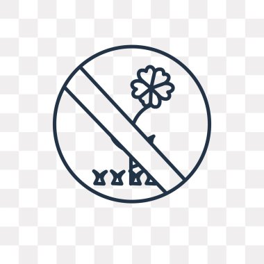 Hiçbir malzeme çekme çiçekler anahat simgesini şeffaf arka plan üzerinde yüksek kaliteli malzeme çekme çiçek saydamlık kavramı yok kullanılan web ve mobil olabilir doğrusal izole vektör